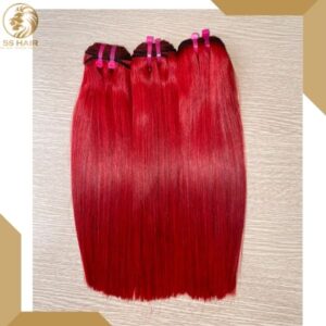 Tóc dệt nhuộm đỏ - 5S Hair Factory
